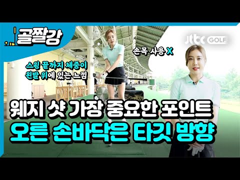 [골프레슨] 스코어 줄이는 <strong>웨지</strong> 샷에 가장 중요한 포인트는?!  l 장원주 프로