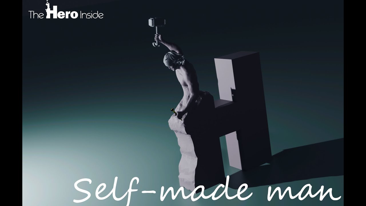 "Self-made man": Blender Sculpting Timelapse