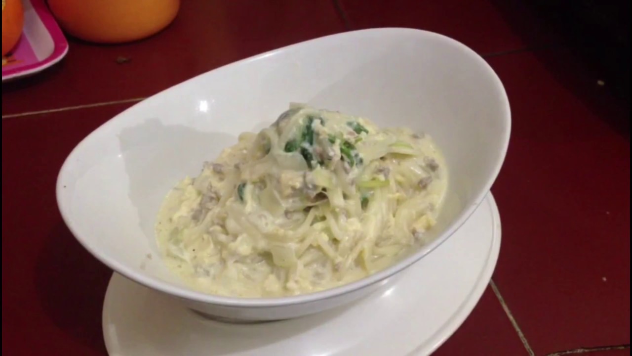 Resep Cara buat Spaghetti Carbonara ala Gue - YouTube