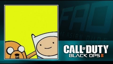 Black Ops 2 Adventure Time Emblem Tutorial