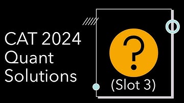 CAT 2024 Slot 3 | Q21 Trigonometry #catpyqs #catpapersolution #cat2025prep #cat25 #catpyqs