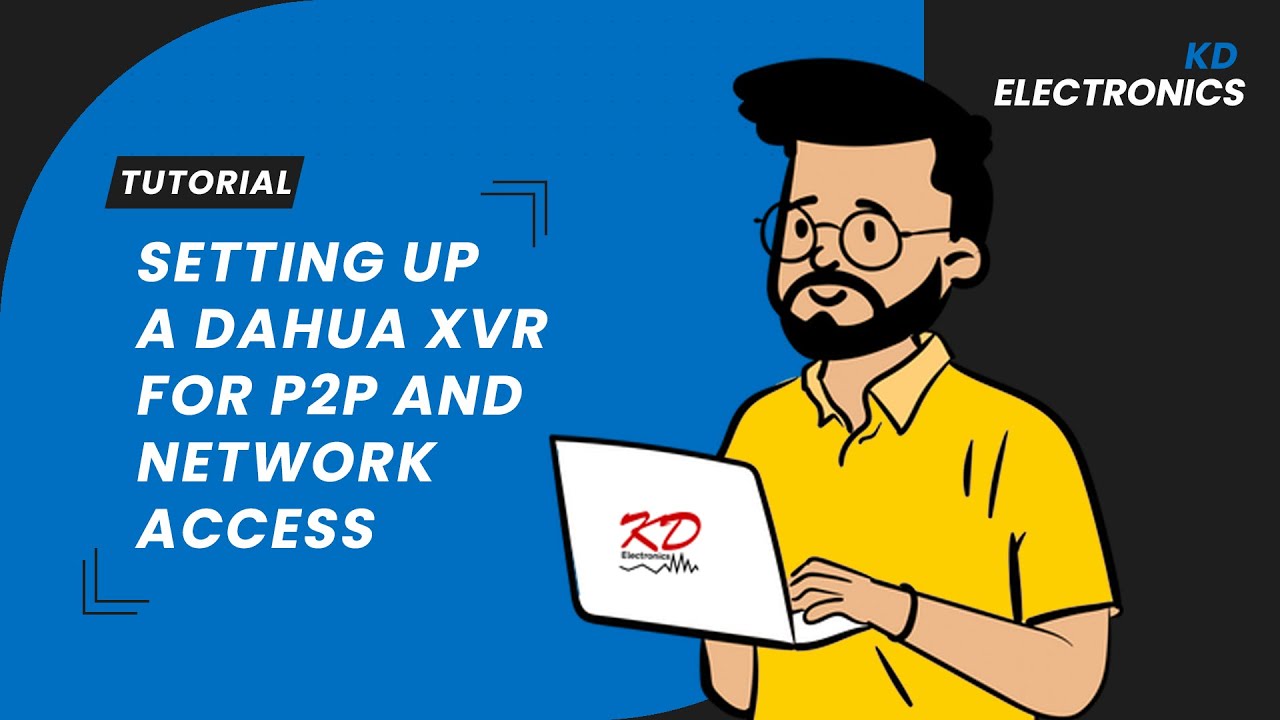 Setting up a Dahua XVR for P2P and Network Access. - YouTube