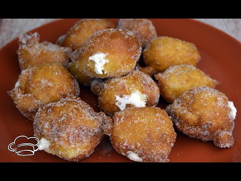 Buñuelos rellenos con queso crema Javier Romero