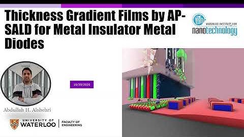 Thickness Gradient Film by AP-Spatial Atomic Layer  Deposition for... | Abdullah Alshehri