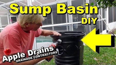 Add a Backyard Sump Basin and Sump Pump