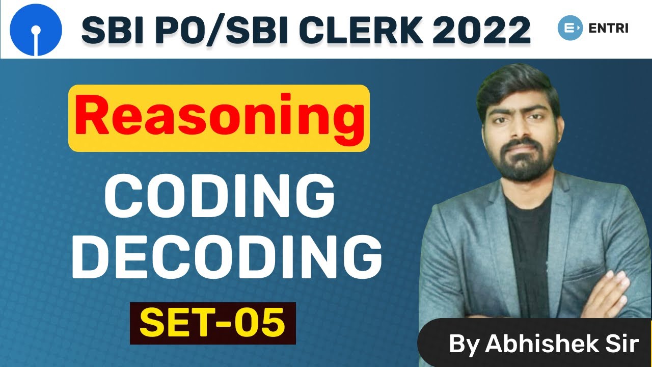 SBI PO/SBI CLERK 2022 | Reasoning | Coding-Decoding | SET-05| By ...