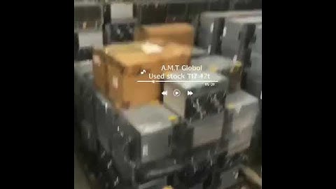 A.M.T Global Blockchain  Second hand BITMAIN Antminer ASIC T17 42T most efficient bitcoin miner