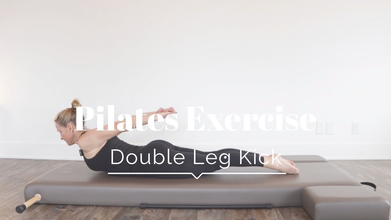 Pilates Mat Double Leg Kick Exercise YouTube