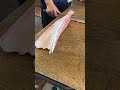 Perfect Cobia Skin Removal for Sushi Prep #Sushi #FishCutting #Cobia