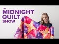 Curved Log Cabin Quilt | The Midnight Quilt Show with Angela Walters