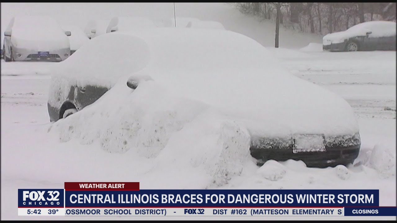 Winter Storm Warning: Central Illinois braces for major snowstorm - YouTube