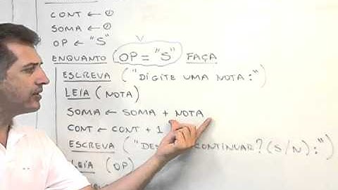 Lógica de Programação - Aula 08 - Exercício Estrutura de Repetição - Enquanto Faça