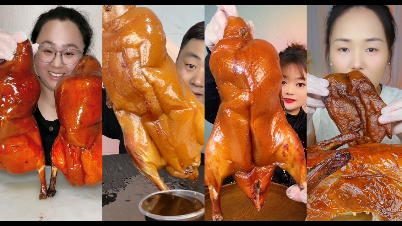 ASMR Chinese Mukbang Duck Meat鸭肉吃播［Eating Sounds］