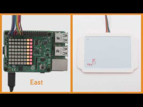 Flick 3D Tracking & Gesture Control Board for Raspberry Pi - Touch / Tap Demo