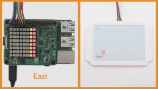 Flick 3D Tracking & Gesture Control Board for Raspberry Pi - Touch / Tap Demo