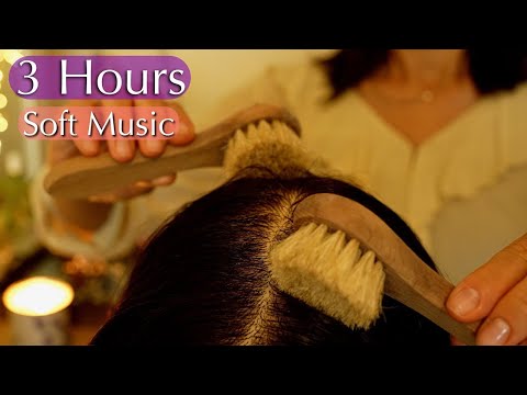 🌸ASMR Massage Magic with Soft Music 🌸 Sleep Massage ASMR 😇🌟No Talking