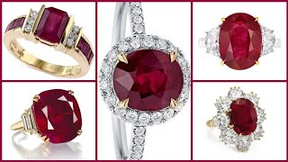 Beautiful and stunning diamond,Ruby, gemstone collect of beautiful rings