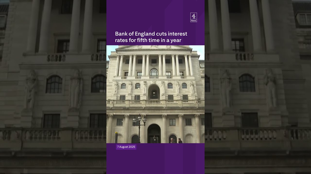 Bank Of England Cuts Interest Rates