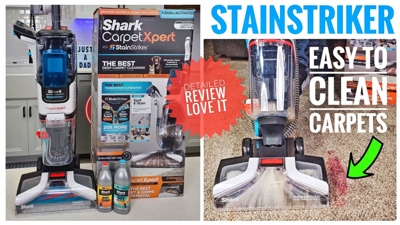 Shark CarpetXpert, Upright Carpet, Area Rug and Upholstery Cleaner for Pets, Built-in Spot and Stain Eliminator, Deep Cleaning and Dirt and Grime