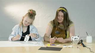 Lav En Sød Ko Af En Skolemælkskarton