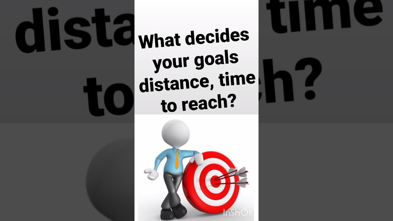 What decides your goals distance, time to reach? Motivation 286 YouTube