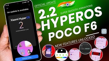 Indian Official HyperOS 2.2 Update for POCO F6, New Camera, Animation, Features, Boost Performance