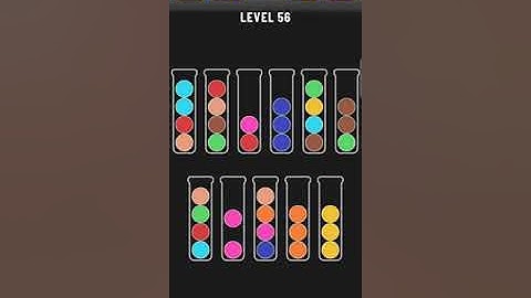 Ball Sort Puzzle Level-56 Walkthrough #Funbraingames || SGA