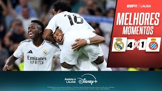 Thumbnail for VINICIUS JR. muda o jogo, Mbappé marca com 'ajuda' de Endrick, e Real Madrid massacra o Espanyol
