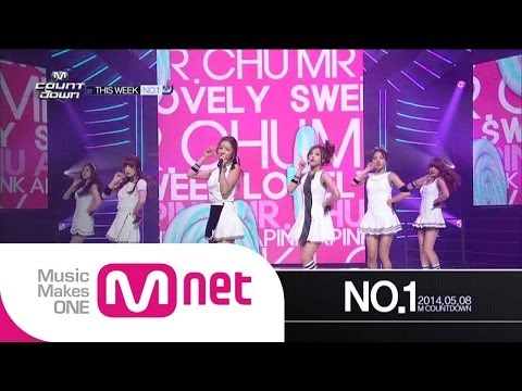 엠카운트다운 375회/ M COUNTDOWN No.1 of the Week - "Mr. Chu" by Apink (2014.05.08)