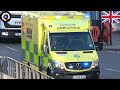 Non-Stop Siren + Horn! London Ambulance responding