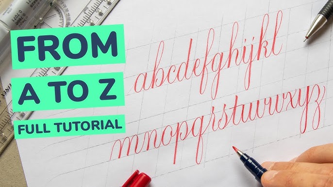 Learn how to create bounce lettering using small brush pens – Vial Designs