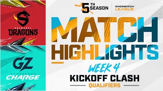 @ShanghaiDragons vs @GZCharge | Kickoff Clash Qualifiers Highlights | Week 4 Day 1