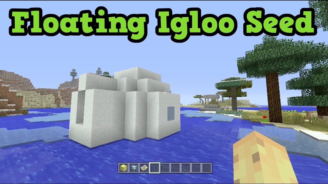Minecraft Xbox 360 Ps3 Tu43 Floating Igloo Seed With Frost Walker Youtube