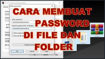 CARA MEMBUAT PASSWORD DI FILE DAN FOLDER