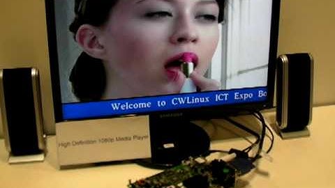 Cwlinux EM8623 - HDTV demo