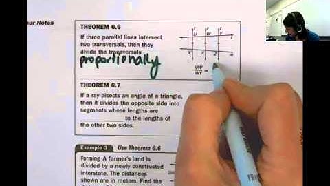 Using proportionality theorems