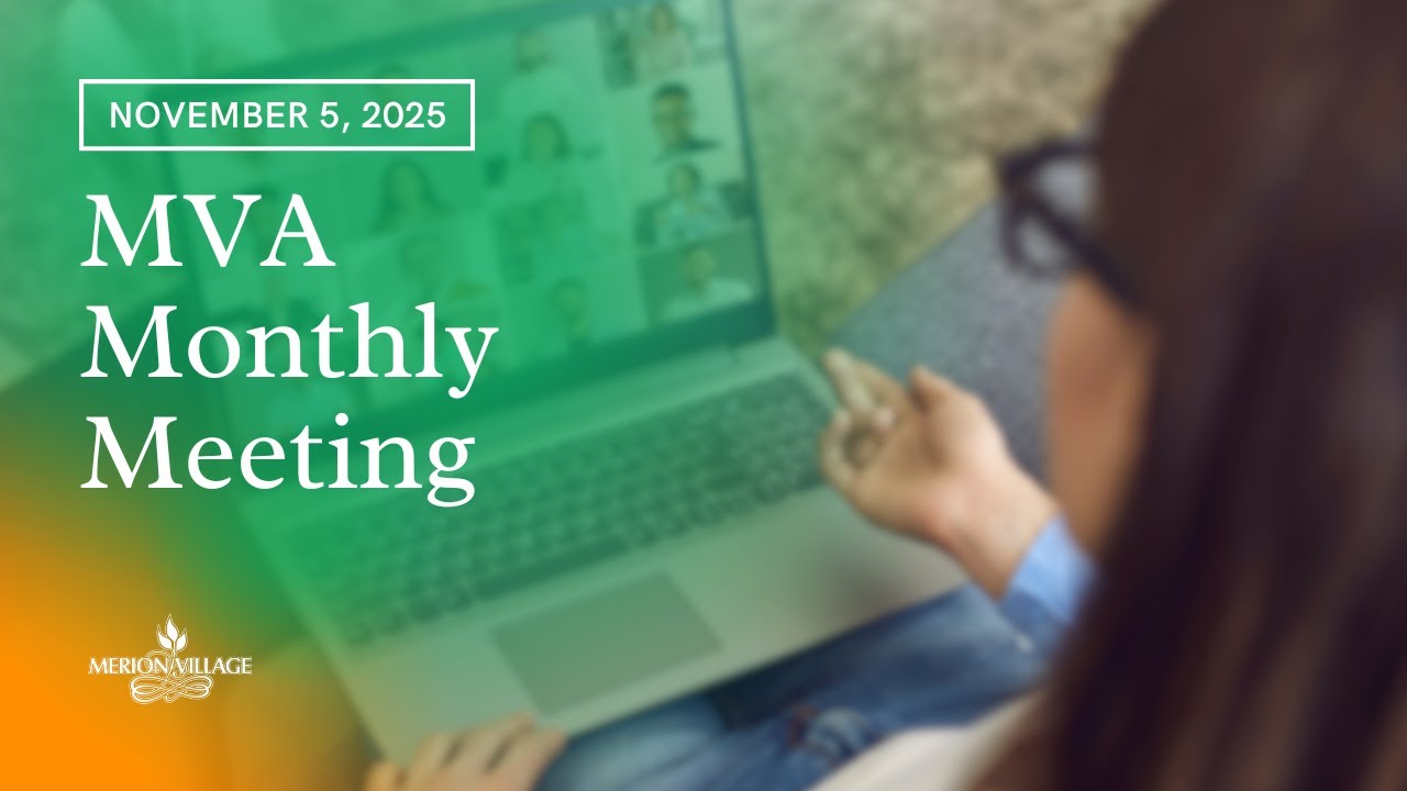 Merion Village Association Monthly Meeting - November 2025