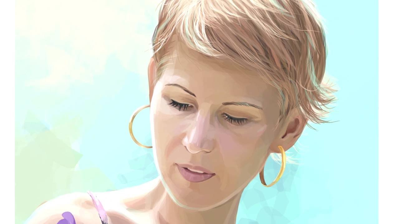 CorelDRAW speedpaint: Bouquet of of violets