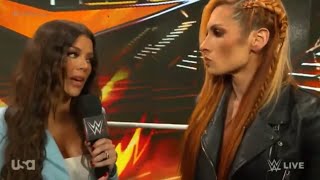 Becky Lynch Backstage Segment Raw 30102023 In English
