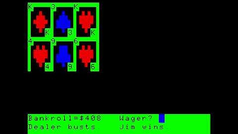 Blackjack for Coco OS9