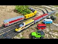 Merakit Miniatur Kereta Api Lokomotif diesel dan Miniatur Kereta Api Kecepatan Tinggi