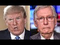 Trump Teams Up With Democrats To Attack Mitch McConnell
