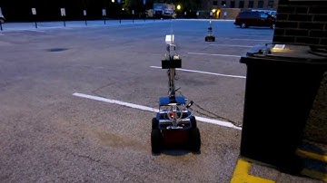 Robotic Follower System using an Active Antenna Tracking - Field Test 1