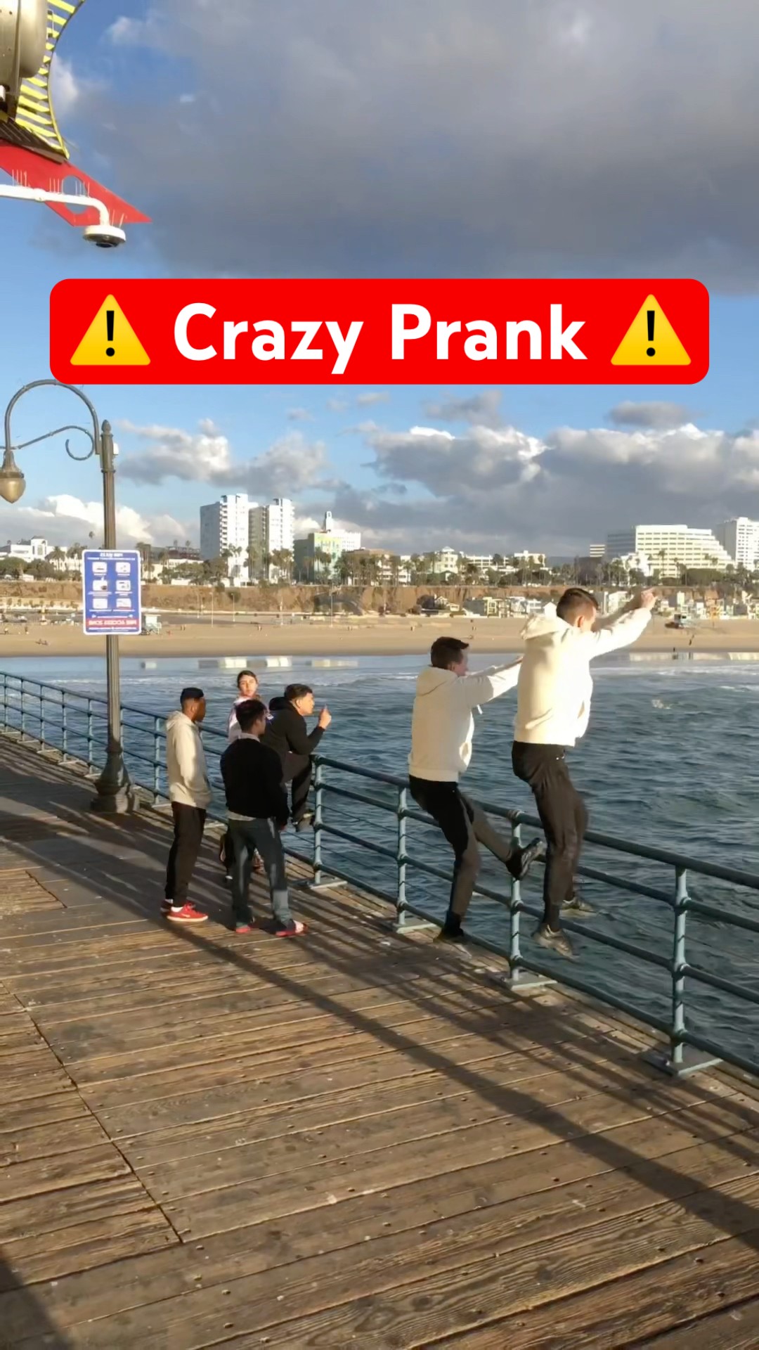Jumping Off Pier ⚠️? Gone Wrong ? @TwinsFromRussia