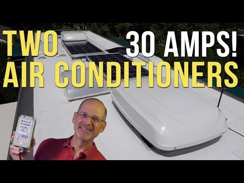 running ac in travel trailer