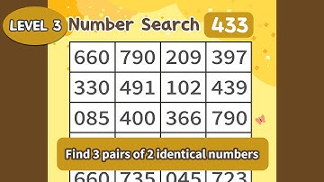99% of Seniors Miss This Challenge. Can You Find the Numbers?  3-433