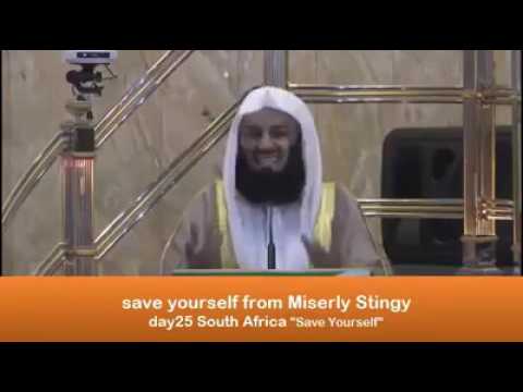 Save yourself from Miserly Stingy   Mufti Menk