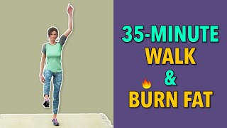 35-Minute Fat Burning Walk – Easy Standing Workout