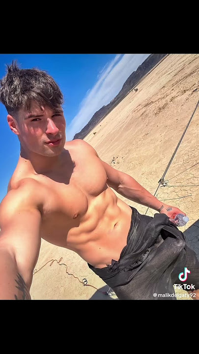 Malik Delgaty Flexing His Hot Body and Big Dick