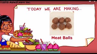 Lets Cook Life Skills - Kids With Autism - Meat Balls Level 3